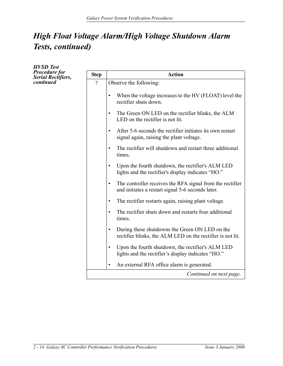 GE Industrial Solutions Galaxy Verification User Manual | Page 26 / 102