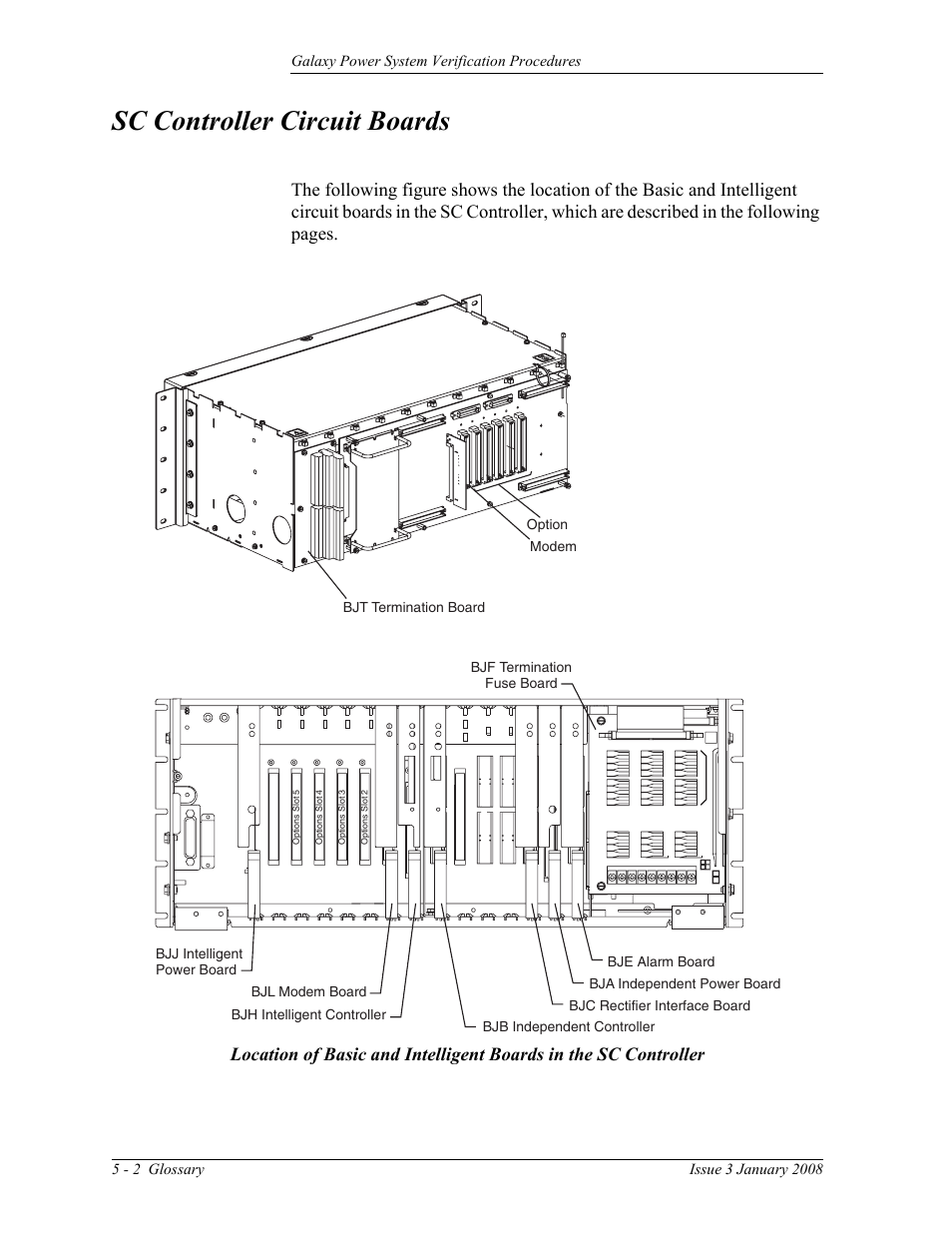 Sc controller circuit boards | GE Industrial Solutions Galaxy Verification User Manual | Page 94 / 102