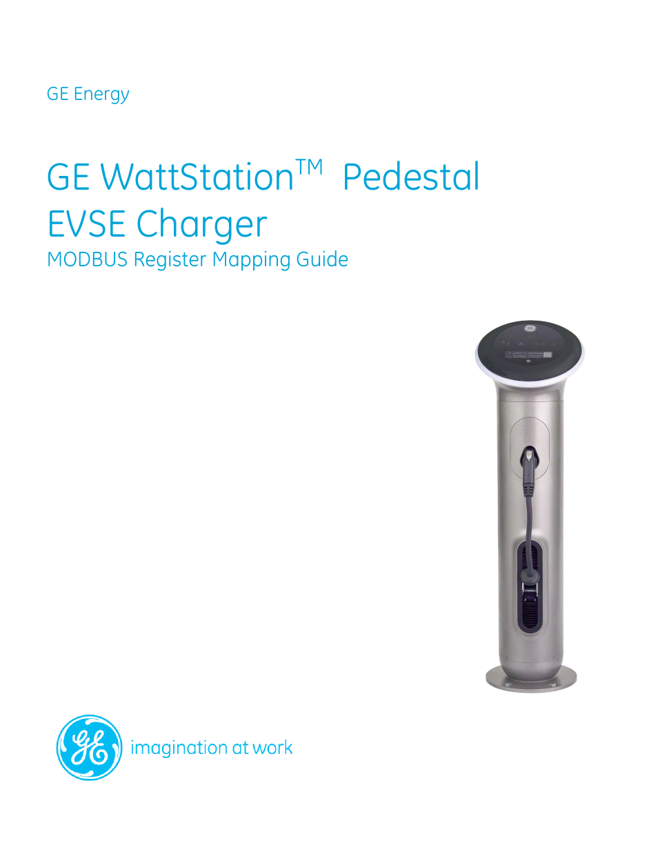 GE Industrial Solutions WattStation Pedestal EVSE Charger MODBUS Register Mapping Guide User Manual | 25 pages