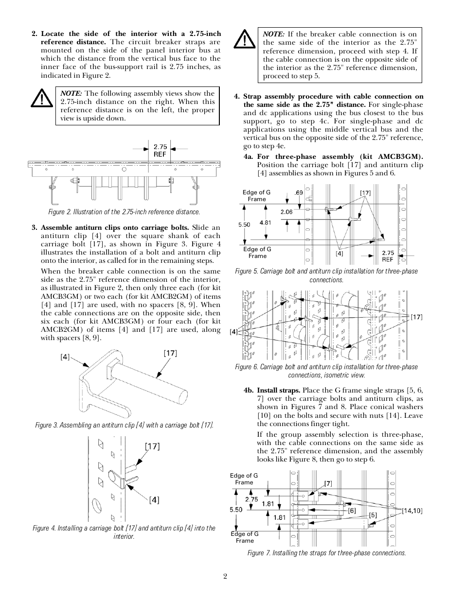 GE Industrial Solutions Spectra Series Power Panelboards AMCB2GM and AMCB3GM User Manual | Page 2 / 8