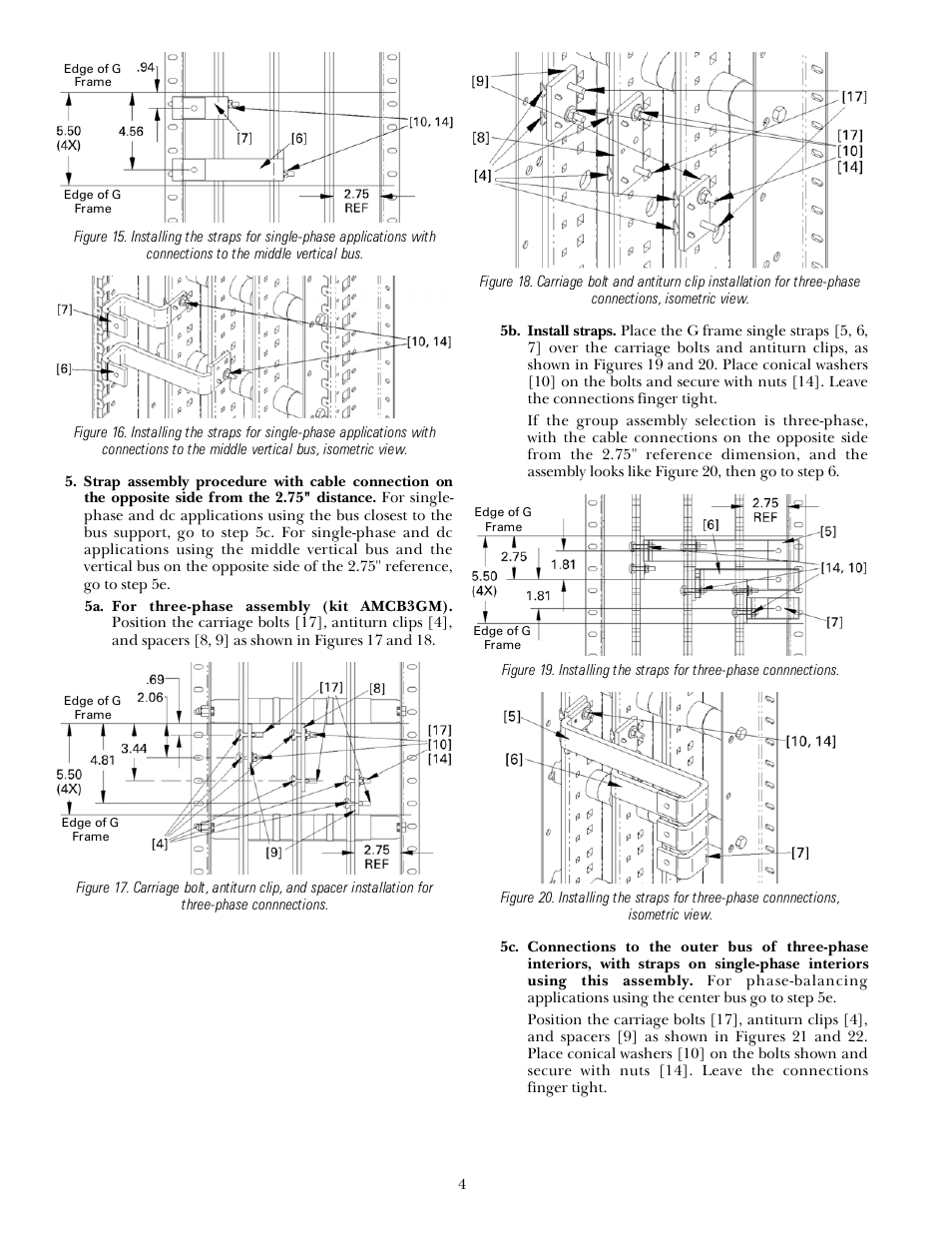 GE Industrial Solutions Spectra Series Power Panelboards AMCB2GM and AMCB3GM User Manual | Page 4 / 8