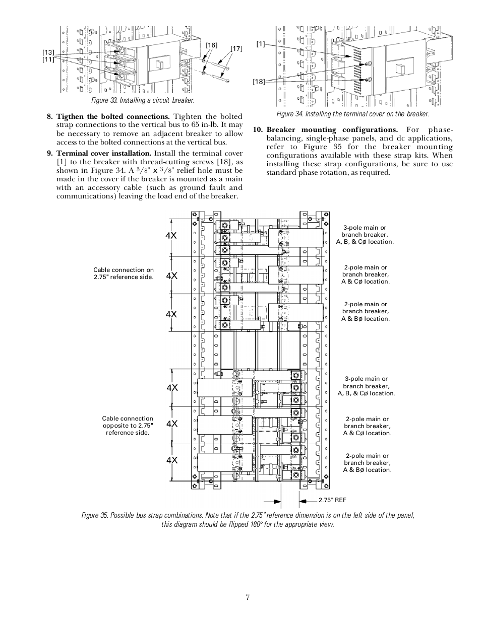 GE Industrial Solutions Spectra Series Power Panelboards AMCB2GM and AMCB3GM User Manual | Page 7 / 8
