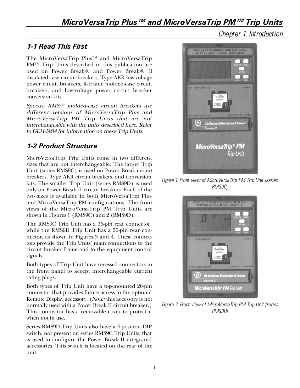 GE Industrial Solutions MicroVersaTrip PM User Manual | Page 11 / 52
