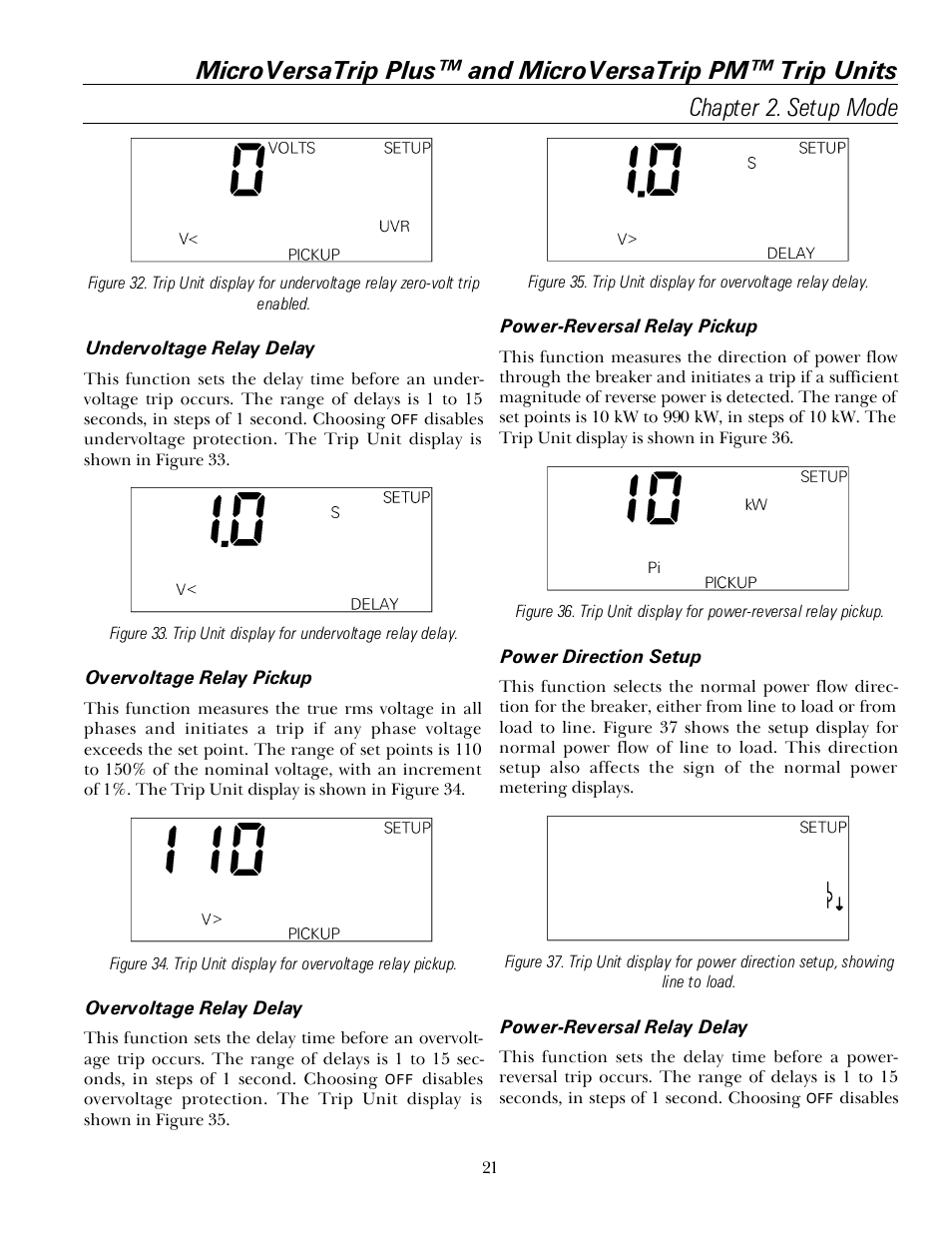 GE Industrial Solutions MicroVersaTrip PM User Manual | Page 31 / 52