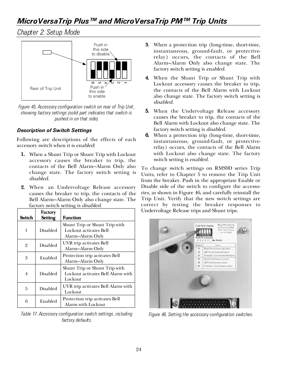 GE Industrial Solutions MicroVersaTrip PM User Manual | Page 34 / 52