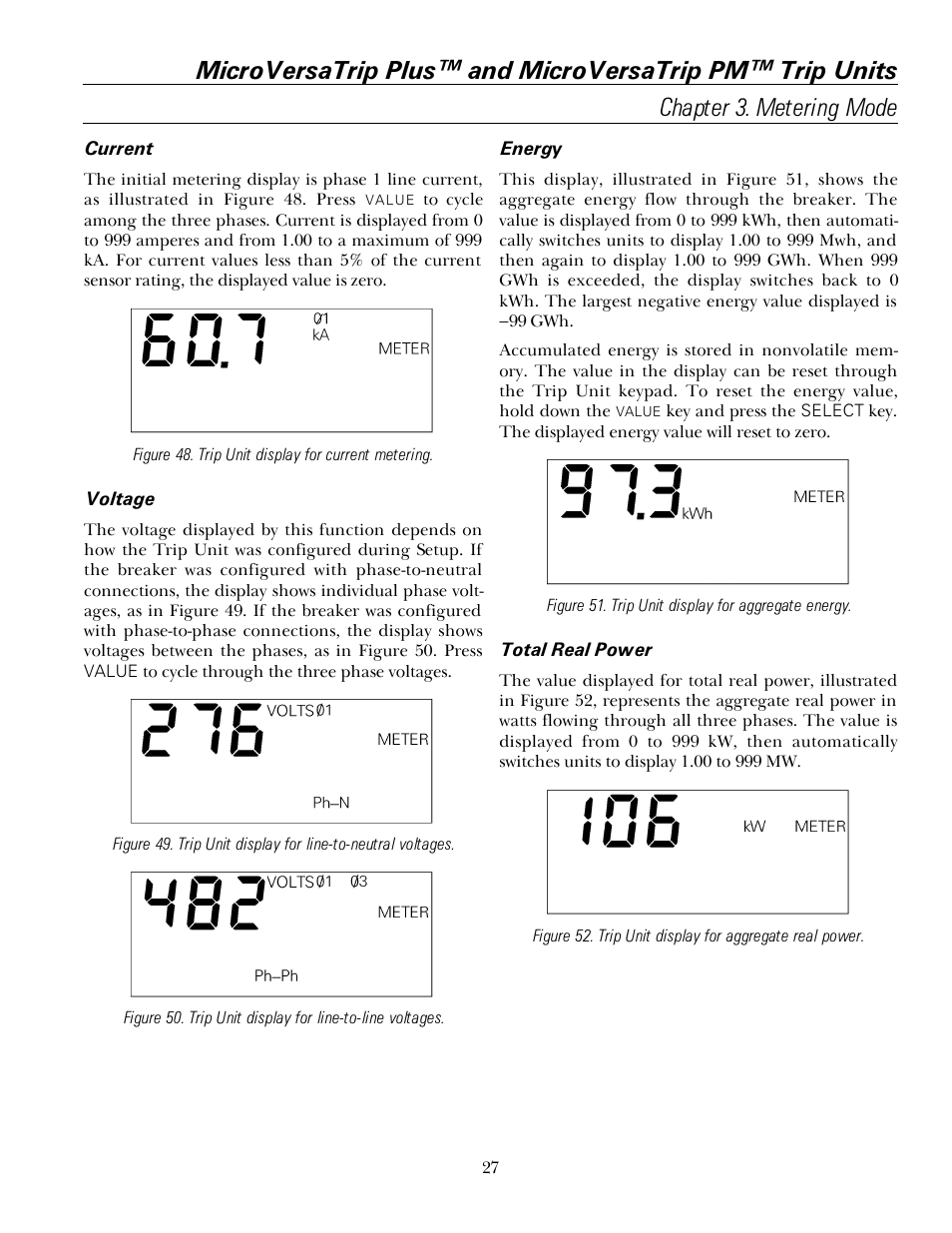 GE Industrial Solutions MicroVersaTrip PM User Manual | Page 37 / 52