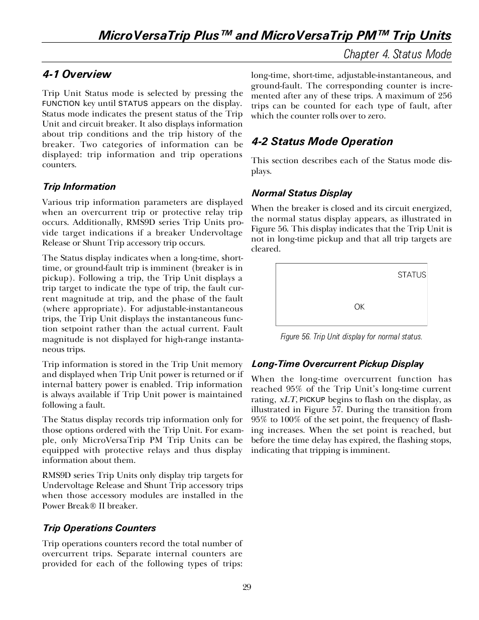 GE Industrial Solutions MicroVersaTrip PM User Manual | Page 39 / 52