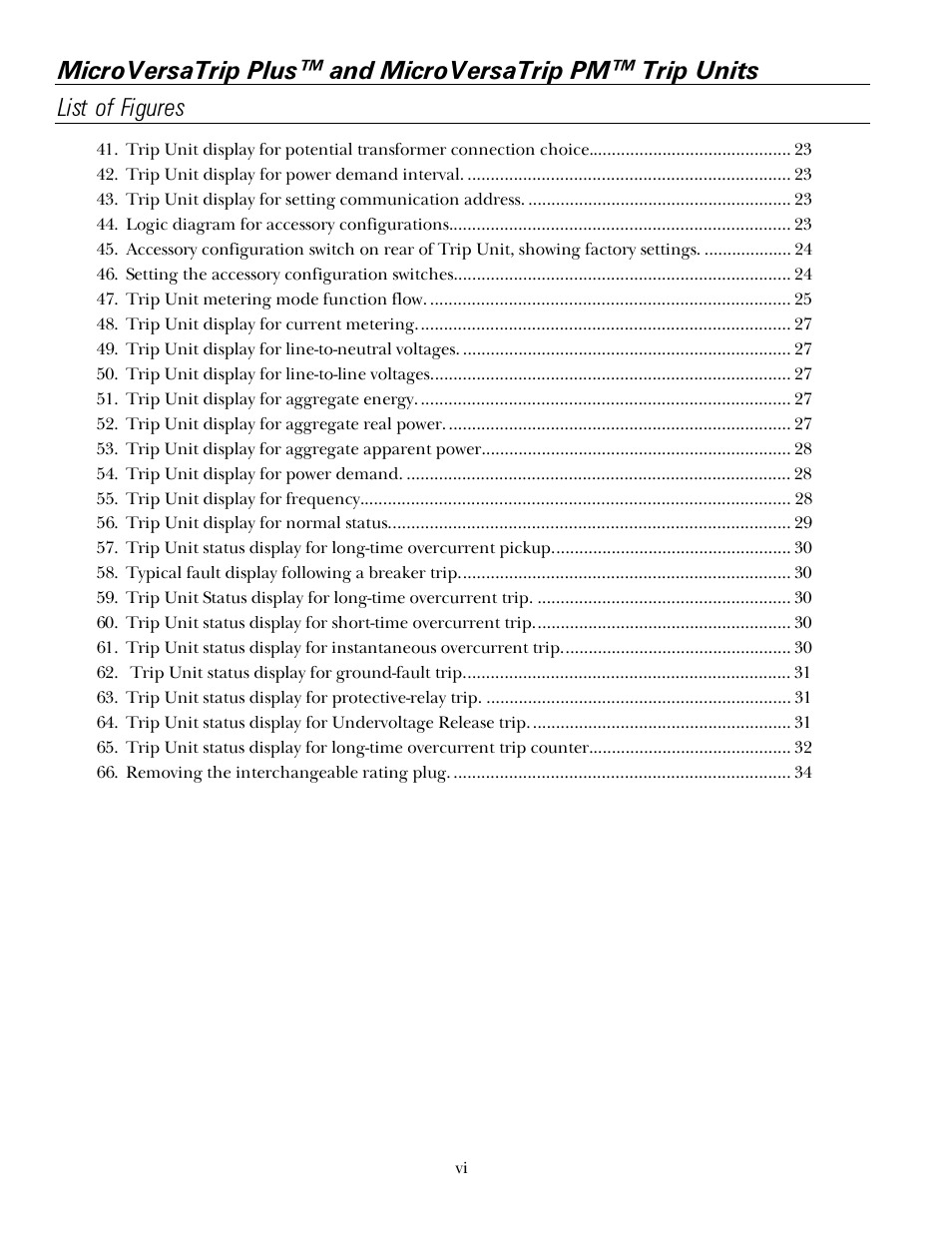 GE Industrial Solutions MicroVersaTrip PM User Manual | Page 8 / 52