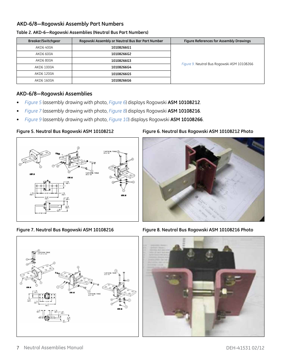 GE Industrial Solutions Neutral Rogowski Current Transformer (CT) User Manual | Page 8 / 14