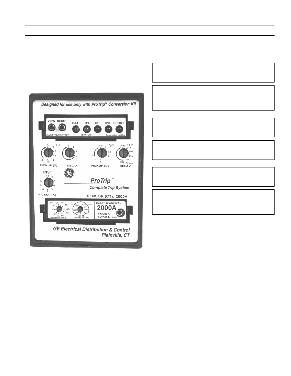 Protrip™ trip units chapter 1. introduction, 1–1 applications, 1–2 general | 1–3 trip unit functions | GE Industrial Solutions ProTrip Trip Units for Low-Voltage User Manual | Page 7 / 18