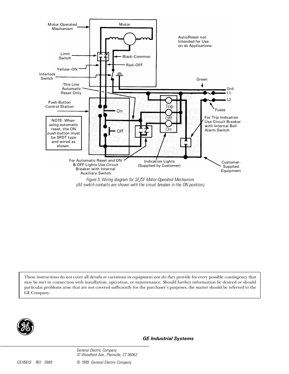 GE Industrial Solutions Spectra RMS Motor Operators SE150 User Manual | Page 4 / 4