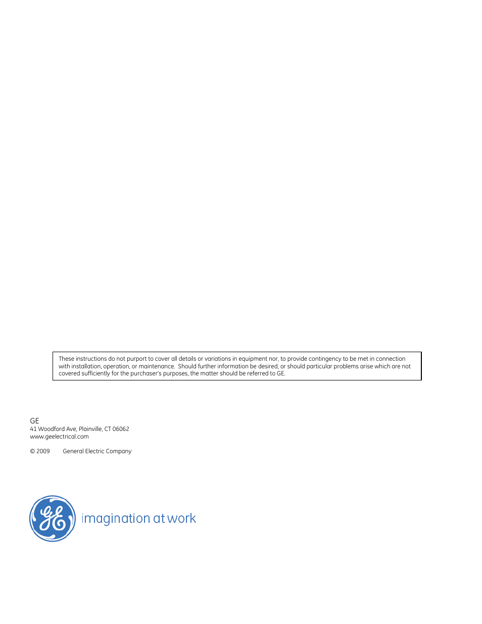 GE Industrial Solutions EntelliGuard G Door Interlock Kit User Manual | Page 3 / 3