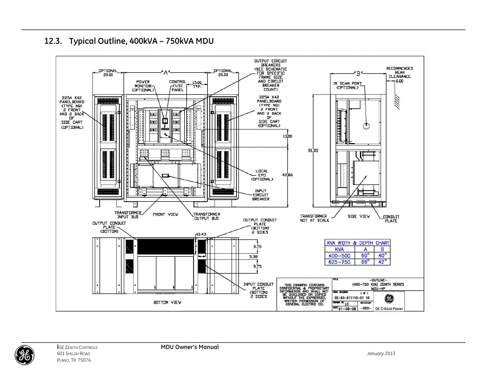 GE Industrial Solutions GE ZENITH SERIES MDU User Manual | Page 55 / 59