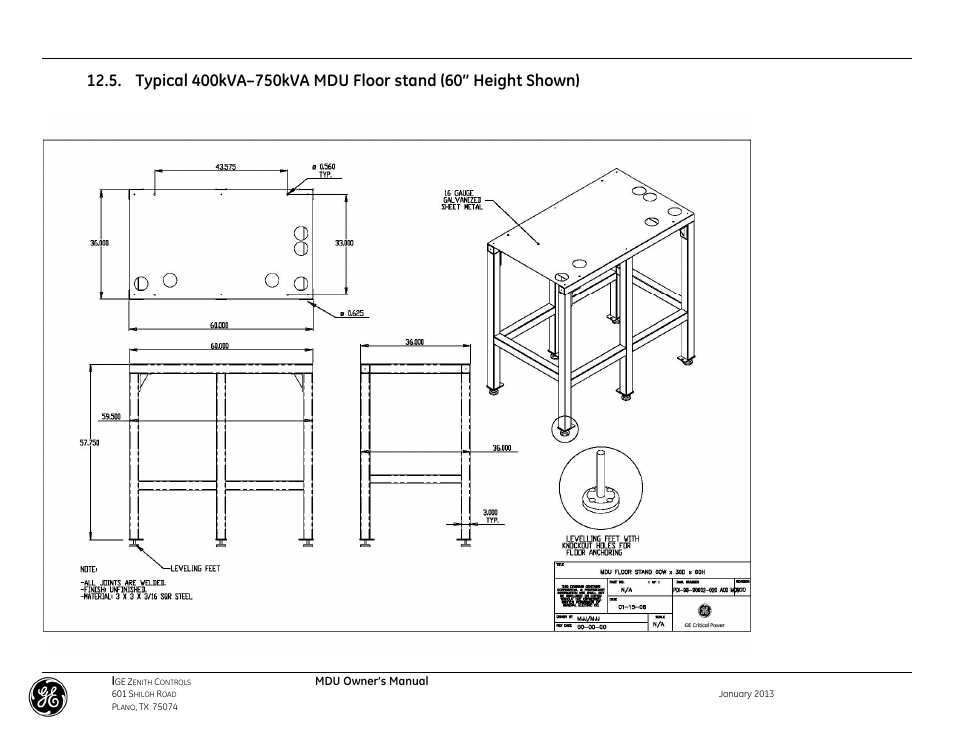 GE Industrial Solutions GE ZENITH SERIES MDU User Manual | Page 57 / 59