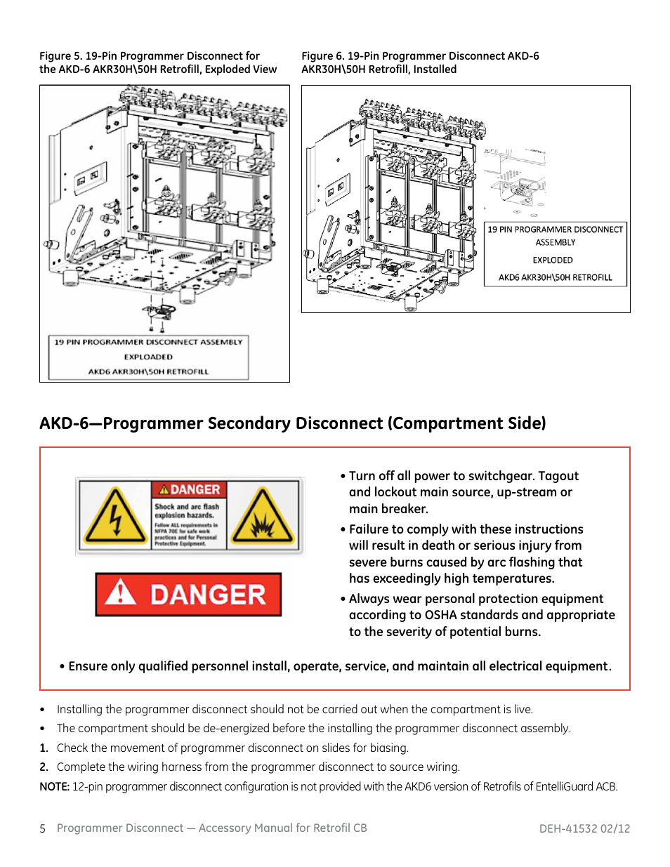 GE Industrial Solutions Programmer Disconnect User Manual | Page 6 / 15