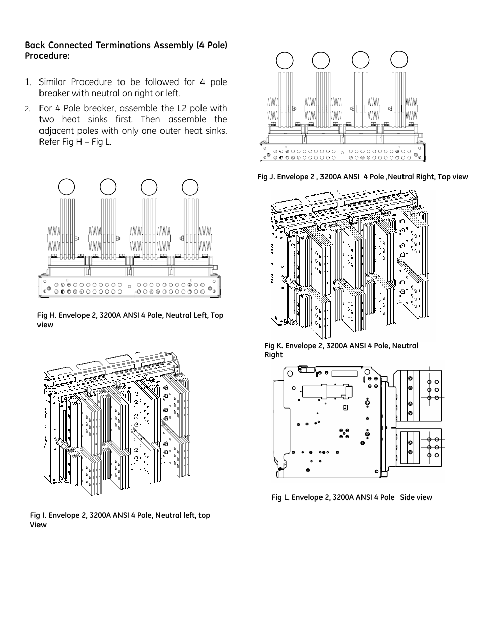GE Industrial Solutions EntelliGuard G Back Connected Terminations for Cassette User Manual | Page 4 / 5
