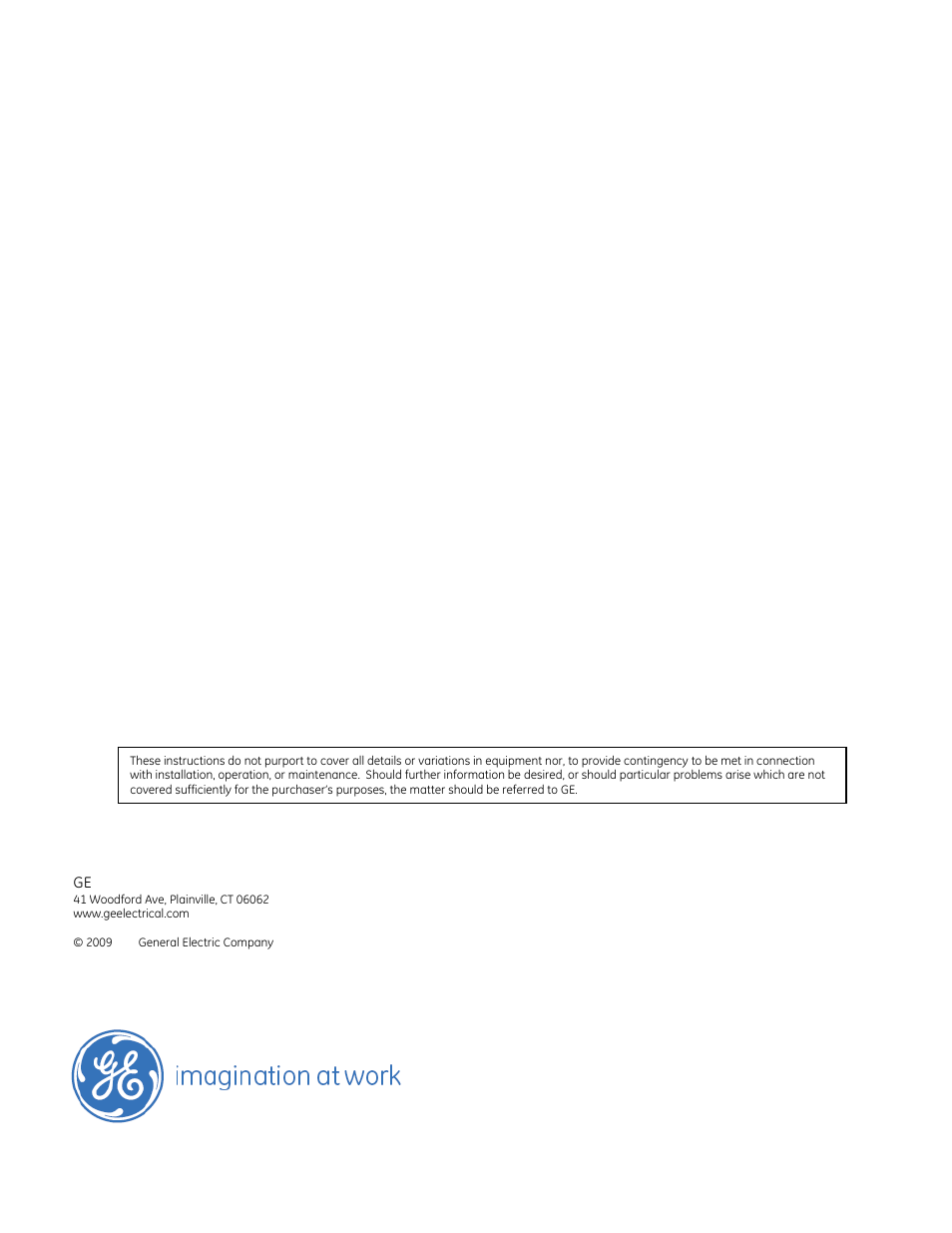 GE Industrial Solutions EntelliGuard G Back Connected Terminations for Cassette User Manual | Page 5 / 5