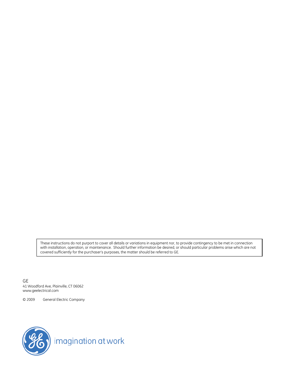 GE Industrial Solutions EntelliGuard G Back Connected Terminations for Envelope 2, 3200A ANSI, Fixed type User Manual | Page 5 / 5