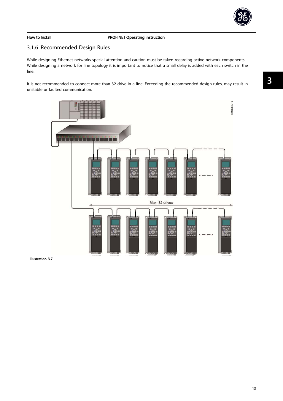 6 recommended design rules | GE Industrial Solutions AF-650 GP PROFINET User Manual | Page 14 / 69