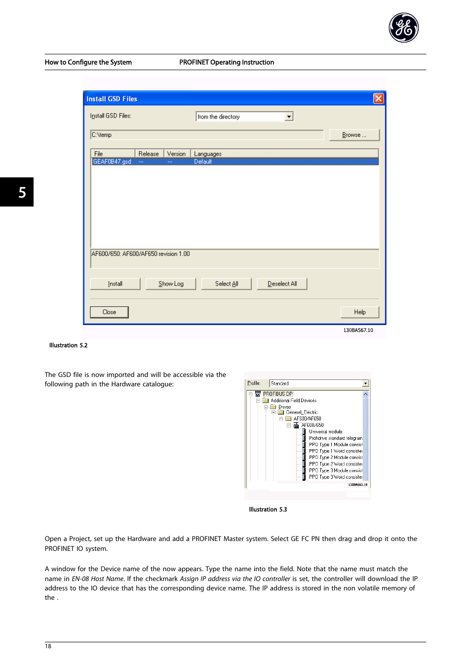 GE Industrial Solutions AF-650 GP PROFINET User Manual | Page 19 / 69
