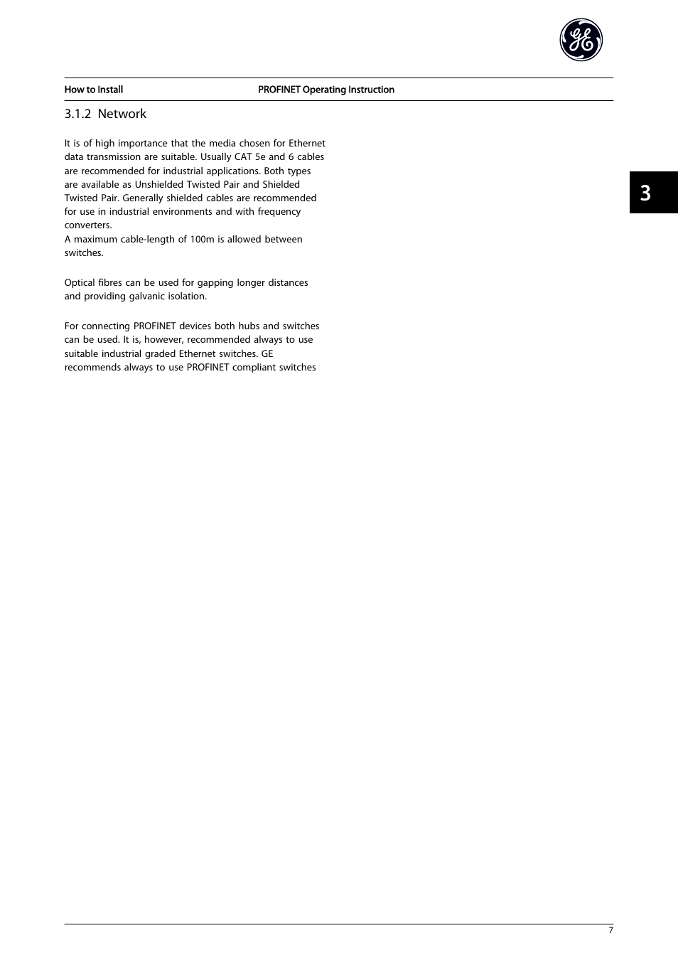 2 network | GE Industrial Solutions AF-650 GP PROFINET User Manual | Page 8 / 69