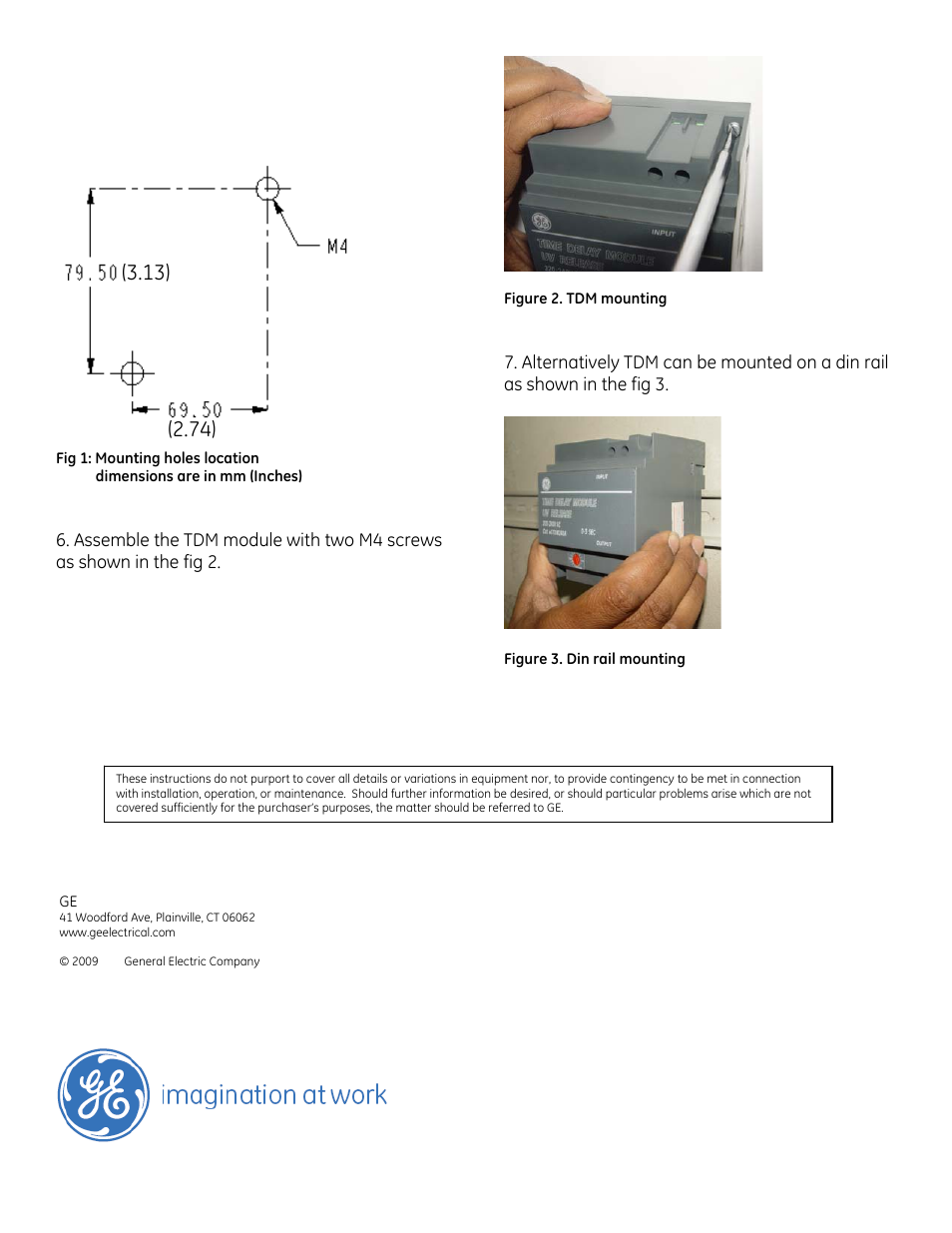 GE Industrial Solutions Time Delay Module User Manual | Page 2 / 2