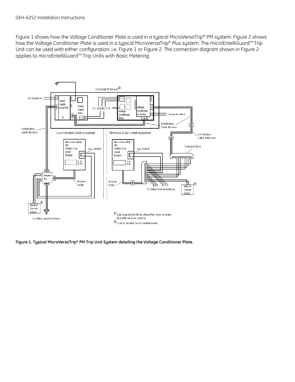 GE Industrial Solutions Voltage Conditioner Plate SVCA600D User Manual | Page 2 / 8