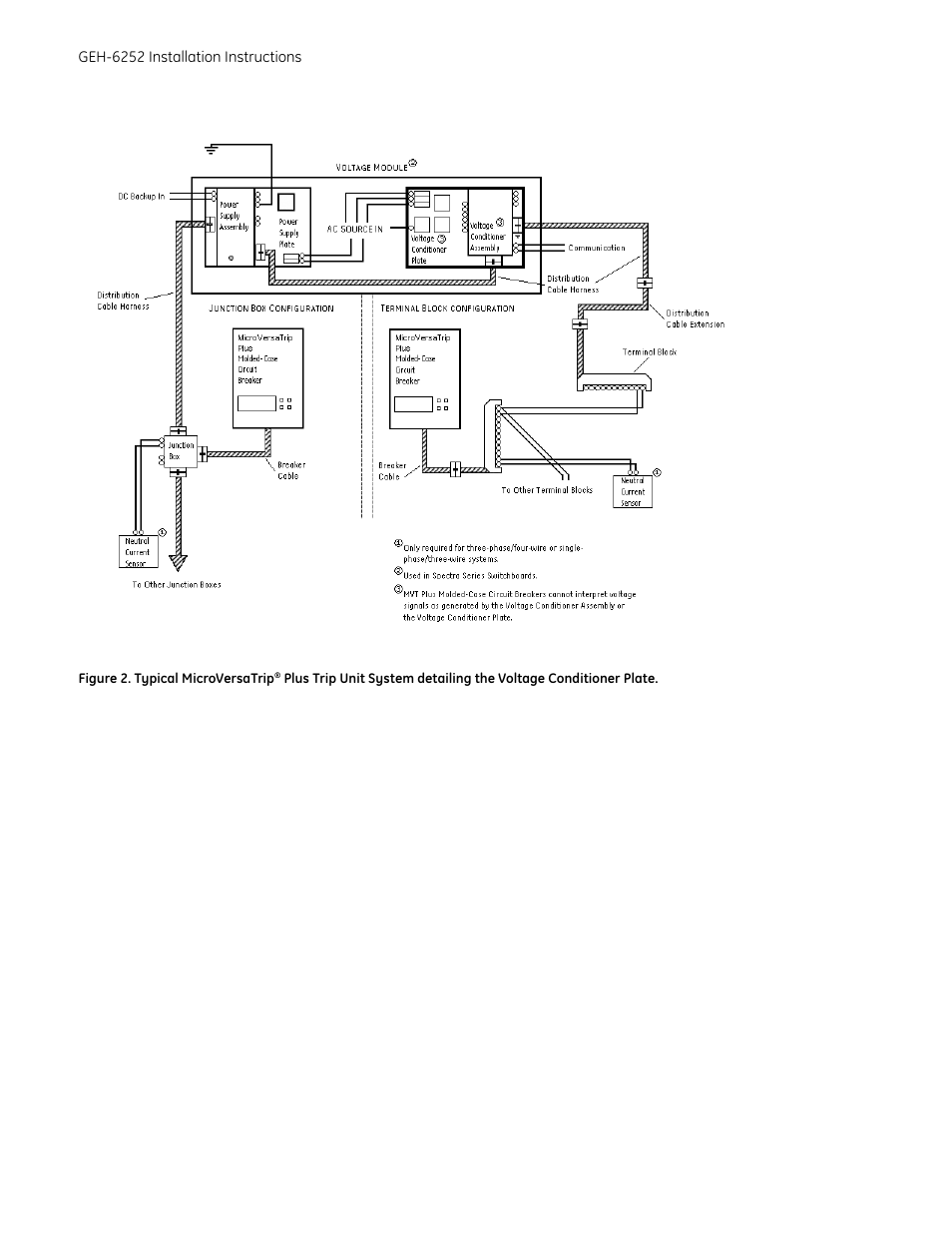 GE Industrial Solutions Voltage Conditioner Plate SVCA600D User Manual | Page 3 / 8