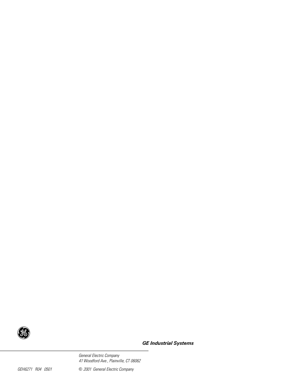 GE Industrial Solutions Power Break II Draw-out 800-4000 Amp Frames User Manual | Page 12 / 12
