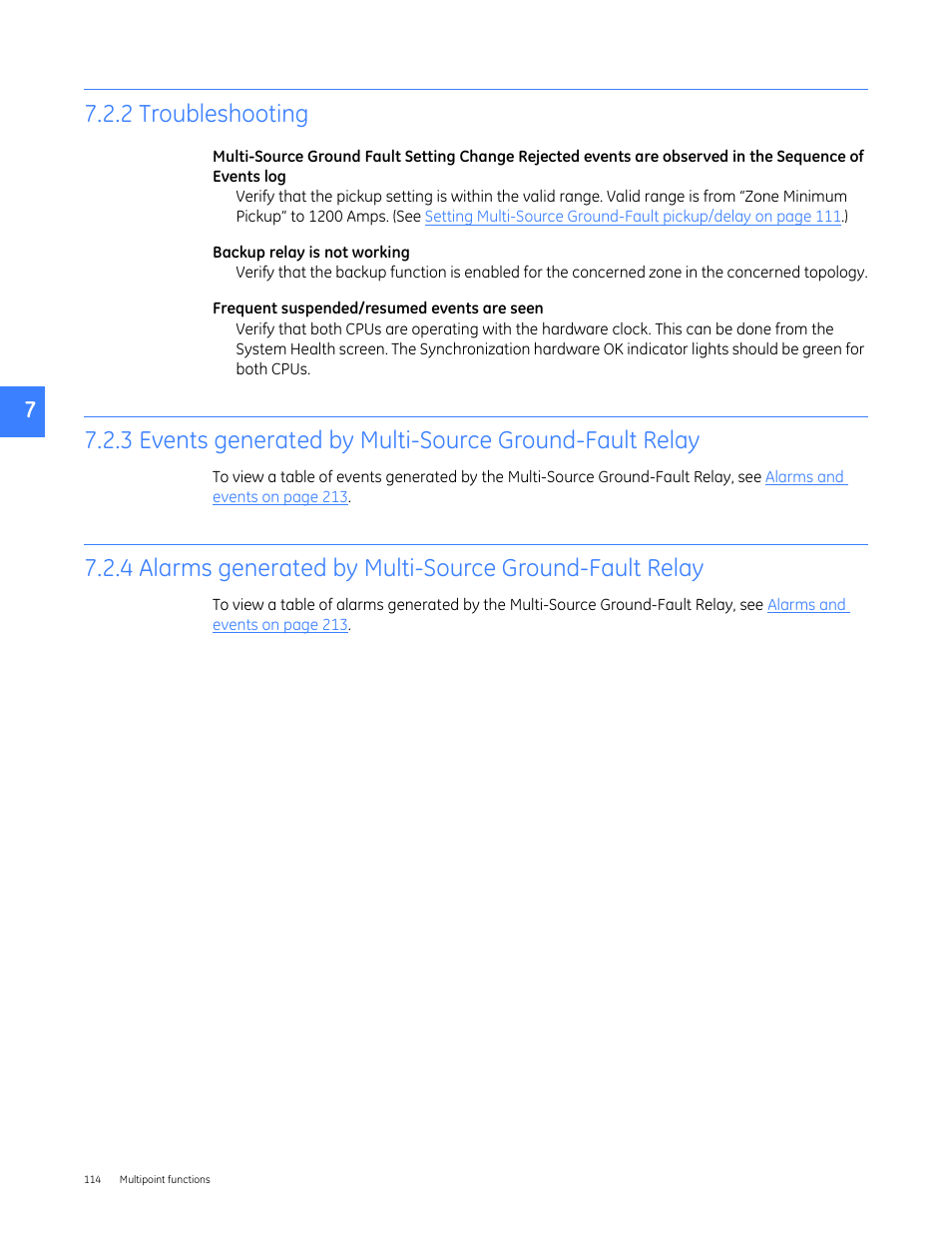 2 troubleshooting | GE Industrial Solutions Entellisys 4.0 System User Manual User Manual | Page 114 / 274