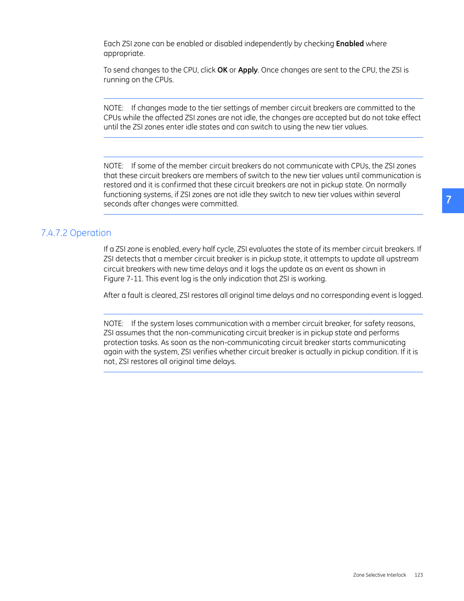 2 operation | GE Industrial Solutions Entellisys 4.0 System User Manual User Manual | Page 123 / 274