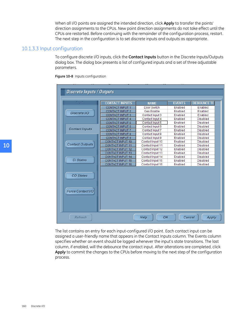 3 input configuration | GE Industrial Solutions Entellisys 4.0 System User Manual User Manual | Page 160 / 274