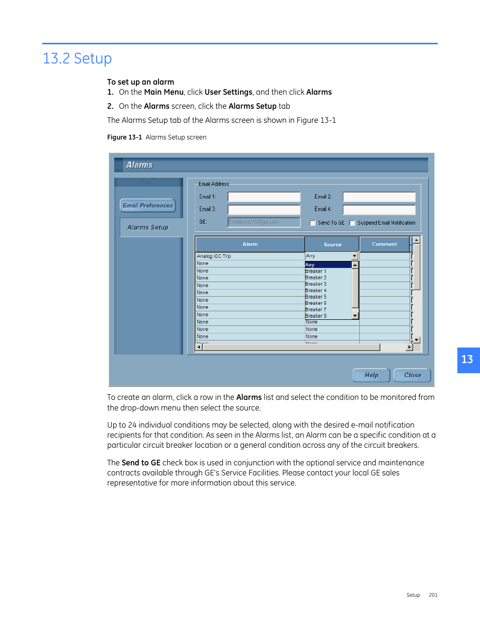 2 setup | GE Industrial Solutions Entellisys 4.0 System User Manual User Manual | Page 201 / 274