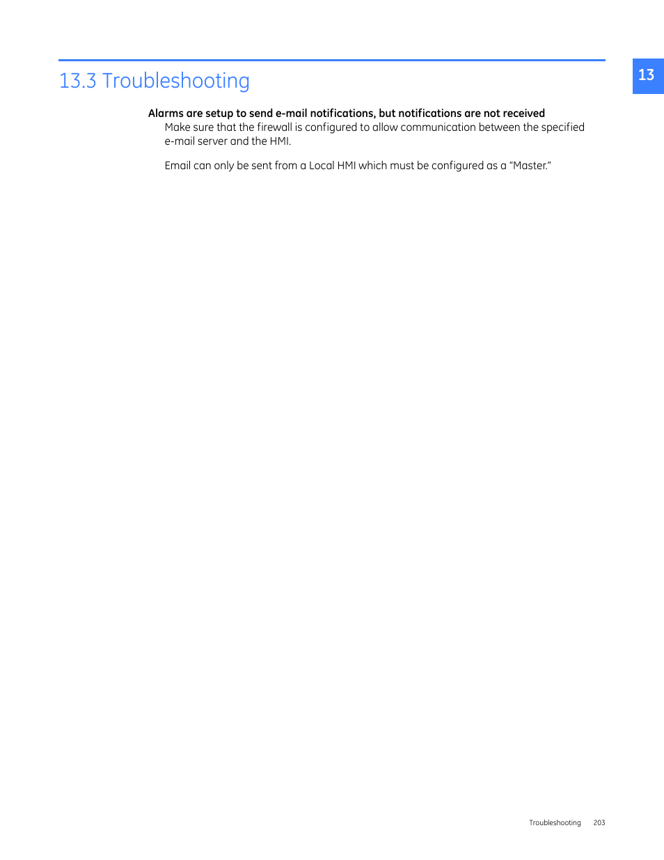 3 troubleshooting | GE Industrial Solutions Entellisys 4.0 System User Manual User Manual | Page 203 / 274