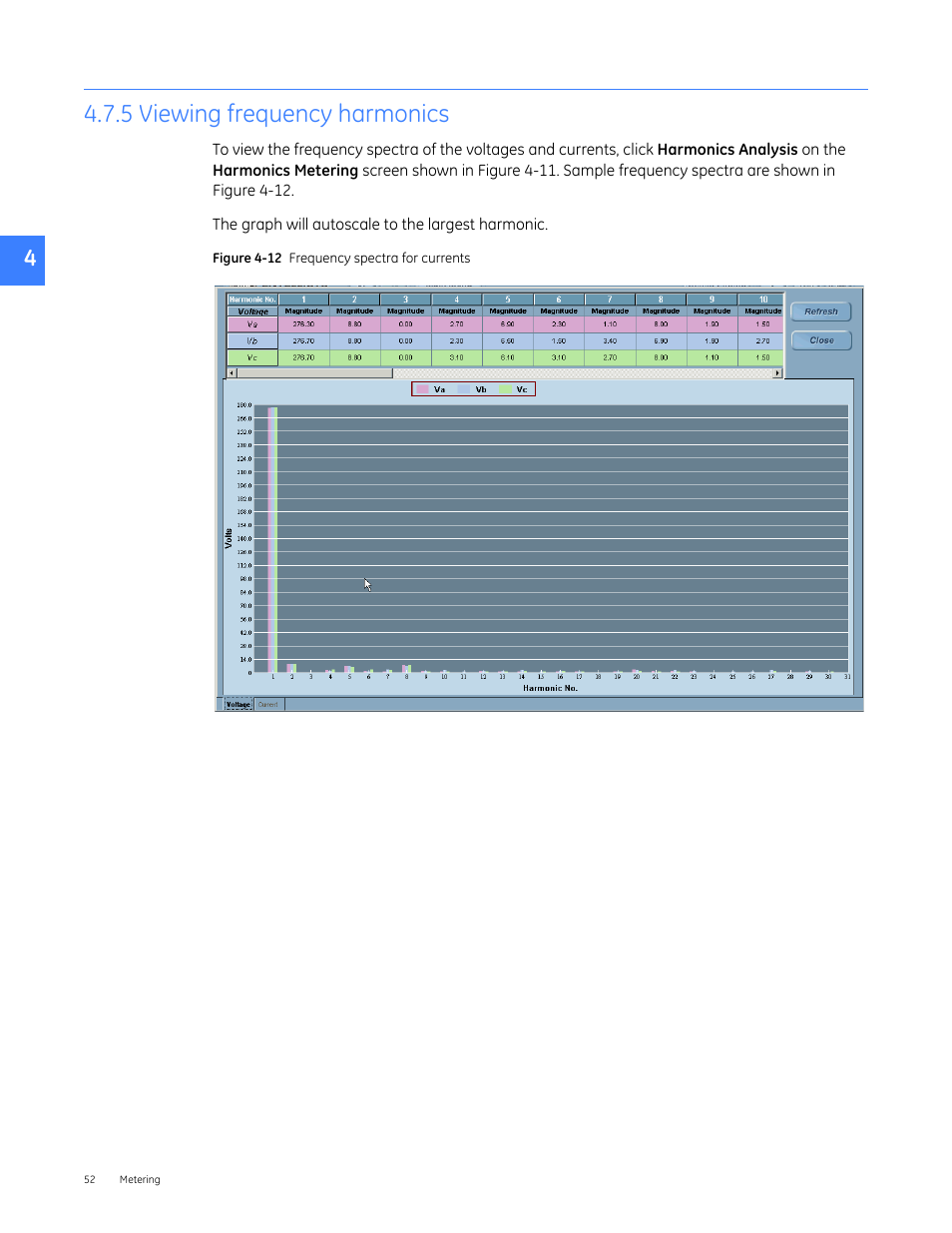 5 viewing frequency harmonics | GE Industrial Solutions Entellisys 4.0 System User Manual User Manual | Page 52 / 274