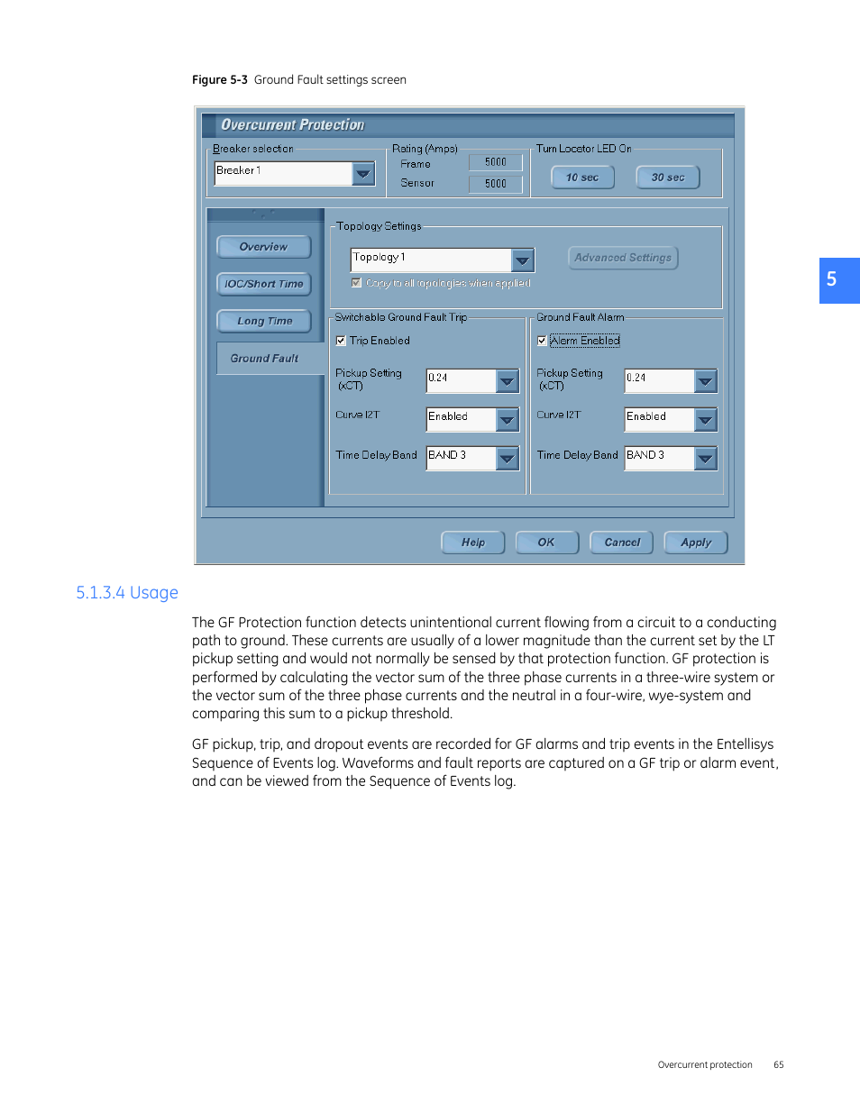 4 usage | GE Industrial Solutions Entellisys 4.0 System User Manual User Manual | Page 65 / 274