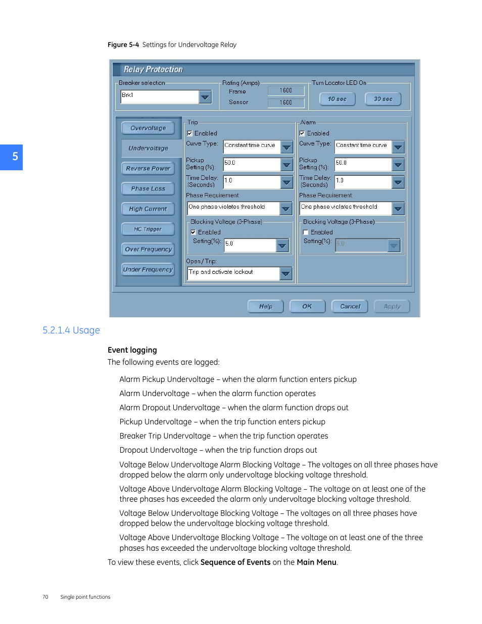 4 usage | GE Industrial Solutions Entellisys 4.0 System User Manual User Manual | Page 70 / 274