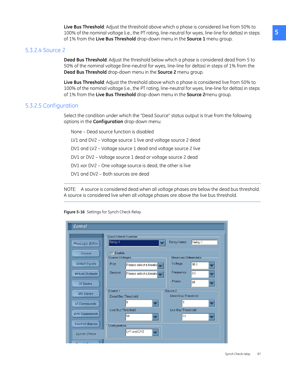 4 source 2, 5 configuration, 4 source 2 5.3.2.5 configuration | GE Industrial Solutions Entellisys 4.0 System User Manual User Manual | Page 97 / 274