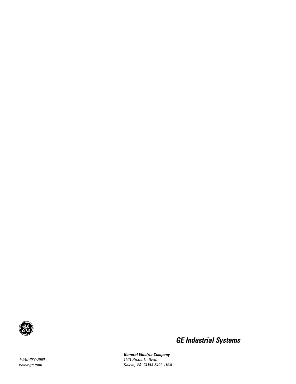 Qgxvwuldo 6\vwhpv | GE Industrial Solutions Control System Toolbox For Configuring the Trend Recorder User Manual | Page 48 / 48