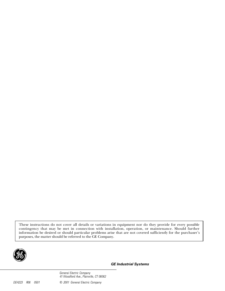 GE Industrial Solutions Spectra Series Power Panelboards ATVS Tranquel User Manual | Page 6 / 6