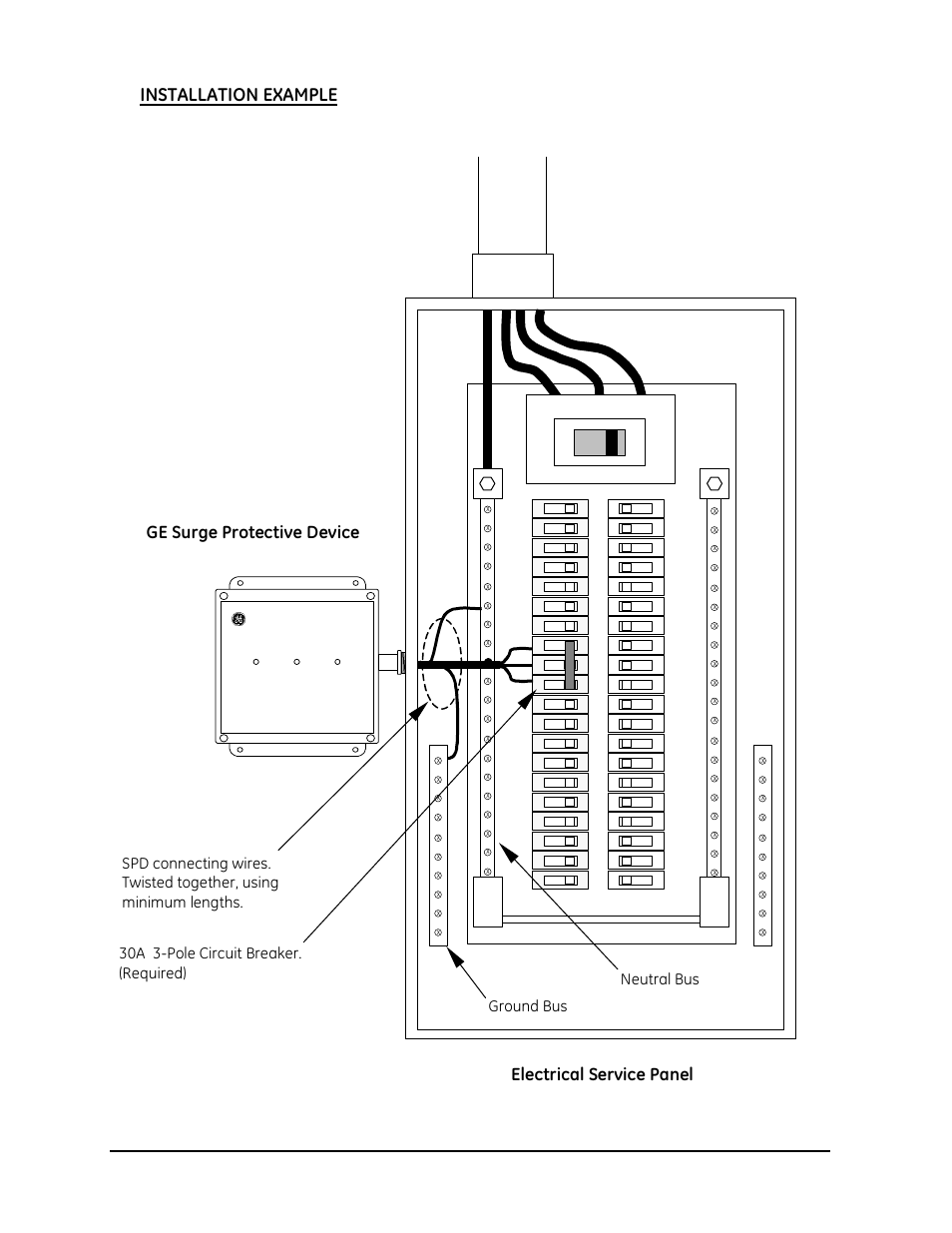 Installation example | GE Industrial Solutions Tranquell Series Low and Medium User Manual | Page 15 / 18