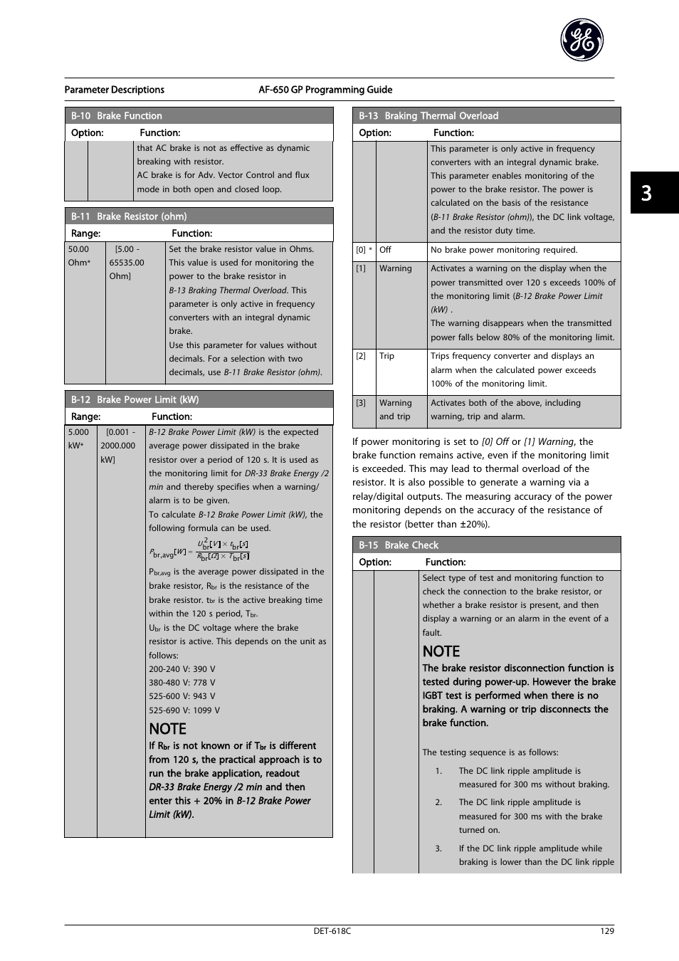 GE Industrial Solutions AF-650 GP General Purpose Drive Programming Guide User Manual | Page 130 / 175