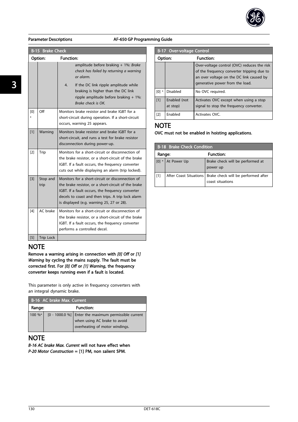GE Industrial Solutions AF-650 GP General Purpose Drive Programming Guide User Manual | Page 131 / 175