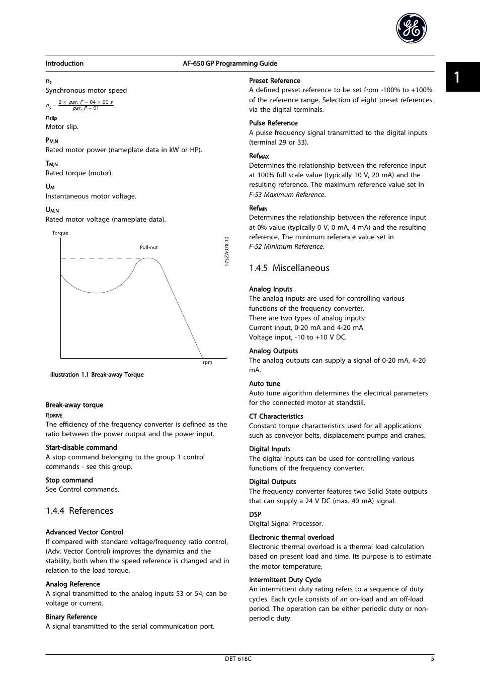 4 references, 5 miscellaneous | GE Industrial Solutions AF-650 GP General Purpose Drive Programming Guide User Manual | Page 6 / 175
