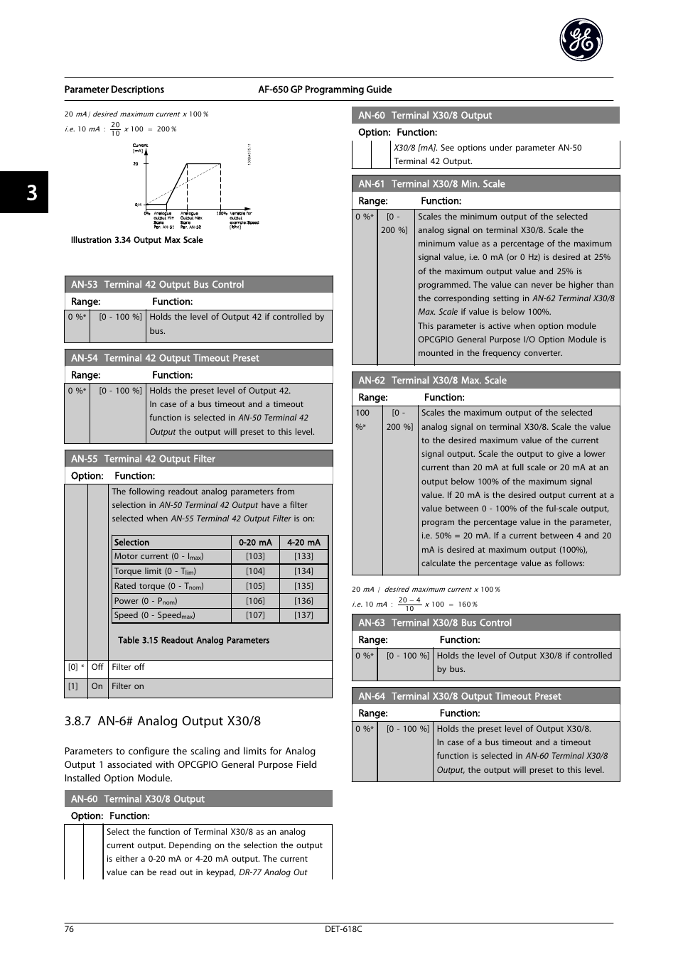 GE Industrial Solutions AF-650 GP General Purpose Drive Programming Guide User Manual | Page 77 / 175