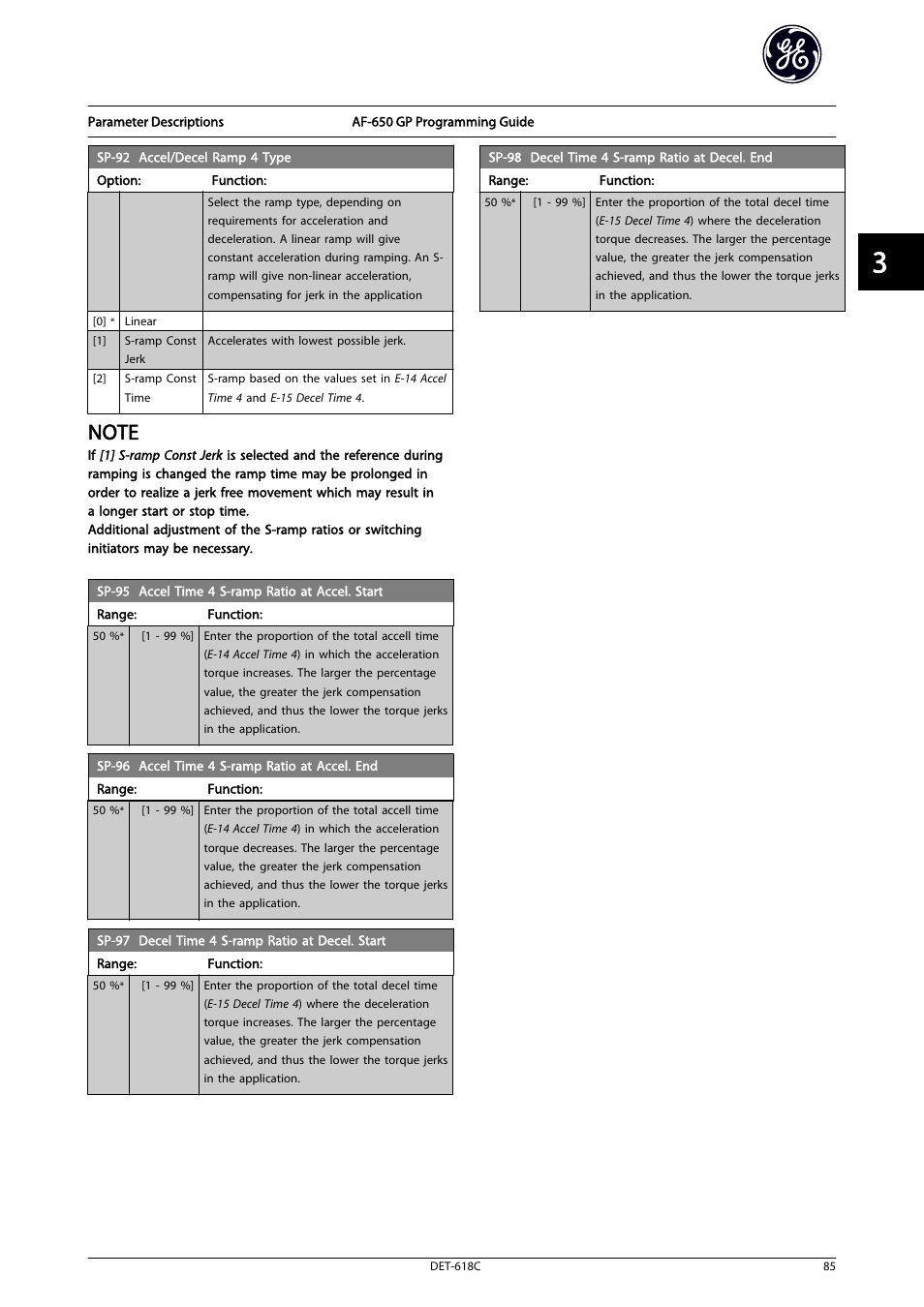 GE Industrial Solutions AF-650 GP General Purpose Drive Programming Guide User Manual | Page 86 / 175
