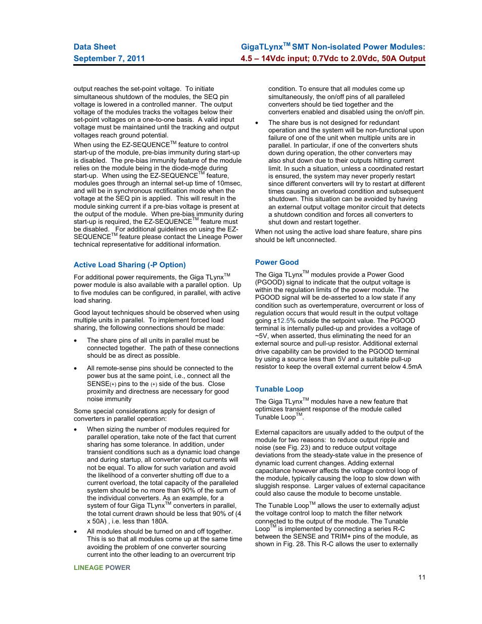 Gigatlynx | GE Industrial Solutions GigaTLynx User Manual | Page 11 / 21
