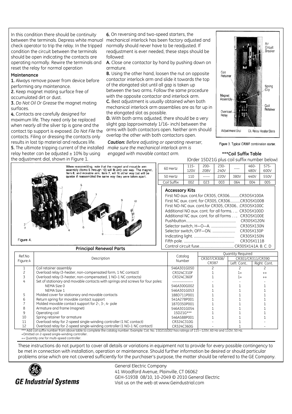 GE Industrial Solutions 300_400 Line NEMA size 0 & 1 User Manual | Page 2 / 2