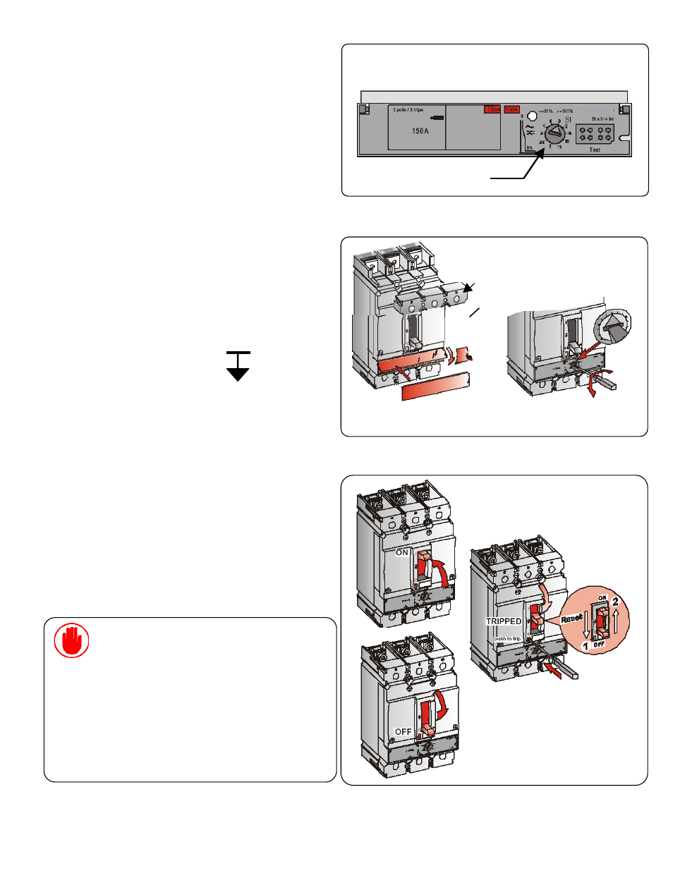 GE Industrial Solutions Record Plus FE250 with SMR1 Trip Unit User Manual | Page 3 / 4