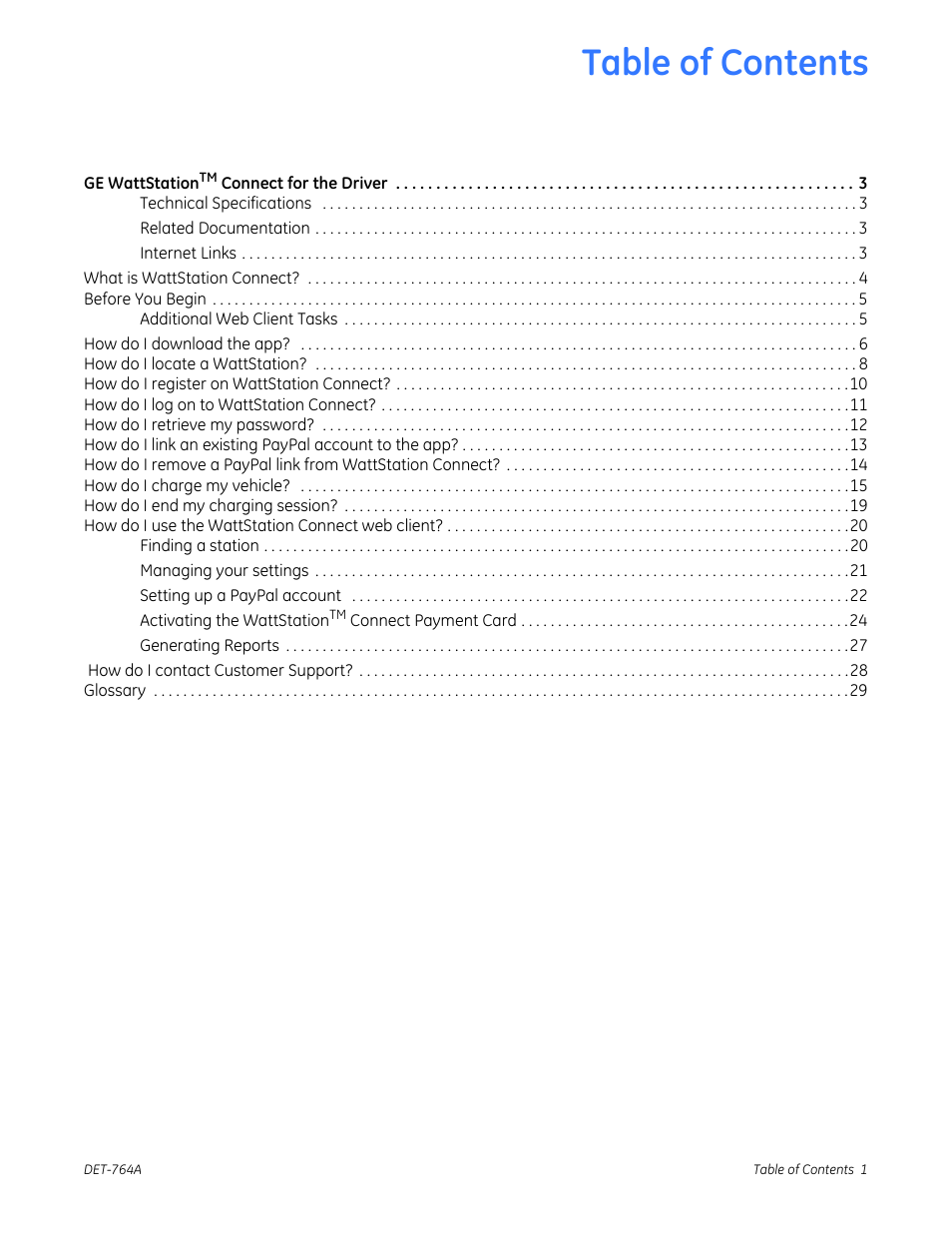 GE Industrial Solutions WattStation Connect Driver Second Edition User Manual | Page 3 / 33